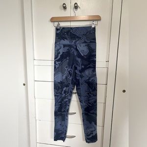 Aerie Marble Blue Real Me Leggings size S